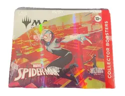 Magic: The Gathering Marvel’s Spider-Man Collector Booster Box 12 Packs In Hand - Image 1