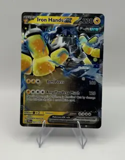 Pokemon TCG Iron Hands ex 031/131 Sv: Prismatic Evolutions Holo Double Rare - Image 1