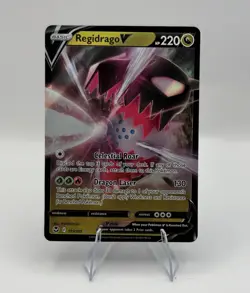 Pokemon TCG Regidrago V 135/195 Swsh12: Sword & Shield Silver Tempest Ultra Rare - Image 1
