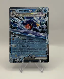Pokemon TCG Garchomp ex 038/182 SV04: Paradox Rift Holo Double Rare - Image 1