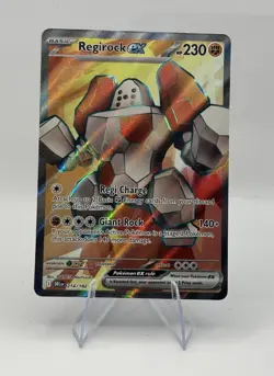 Pokemon TCG Regirock ex 214/182 Sv10: Destined Rivals Holo Ultra Rare NM/M - Image 1