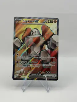 Pokemon TCG Regirock ex 214/182 Sv10: Destined Rivals Holo Ultra Rare NM/M - Image 3