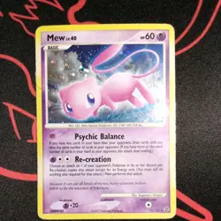 Mew 15/132 Holo Rare Secret Wonders Pokemon Lightly Played - Image 1