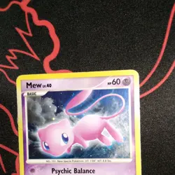 Mew 15/132 Holo Rare Secret Wonders Pokemon Lightly Played - Image 3
