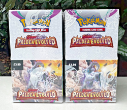 Pokemon Paldea Evolved Half Booster Boxes - 36 Booster Packs - sealed - Image 1