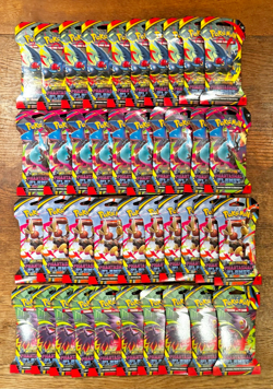 Pokemon Phantasmal Flames Sleeved Booster Packs x 40 full art set - quick ship - Image 1