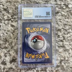 Pokemon Dragonite WB Movie Black Star Promo #5 Sticker Smudge CGC 9 Mint - Image 2