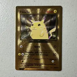 Pokemon Pikachu Gold Metal Celebrations Ultra Premium Collection d - Image 1