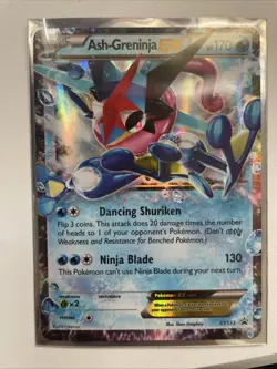 Pokemon TCG Ash-Greninja EX XY133 Blackstar Promo 2016 - Image 1