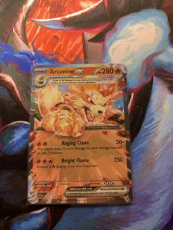 Arcanine ex 032/198 SV01: Scarlet & Violet Base Set Holo Pokemon NM - Image 1