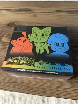 Pokemon Center Exclusive - Paldea Evolved Elite Trainer Box - Sealed ETB - Image 1