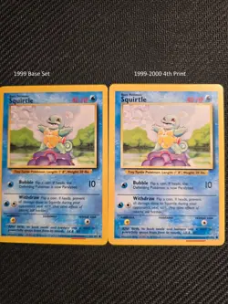 Vintage Pokemon Squirtle 63/102 Base Set 1999-2000 4th Printing - Image 3