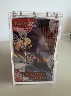 Pokemon TCG S&V DESTINED RIVALS BOOSTER BOX Factory Sealed W/acrylic Case Protec - Image 3