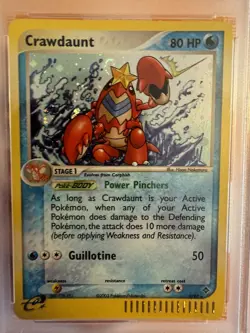 2003 Pokemon - Crawdaunt Holo Rare E Reader - EX Dragon 3/97 - PSA 9 MINT!! - Image 3