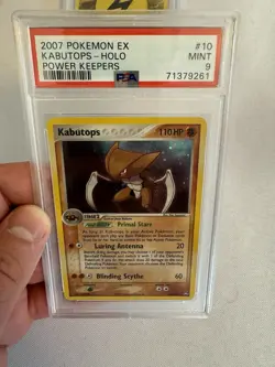 2007 Pokemon - Kabutops Holo Rare EX Power Keepers 10/108 - PSA 9 Mint! Nintendo - Image 1