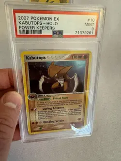 2007 Pokemon - Kabutops Holo Rare EX Power Keepers 10/108 - PSA 9 Mint! Nintendo - Image 5