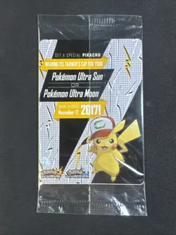 Sealed Ash's Pikachu SM108 Black Star Promo Sun & Moon Pokemon - Image 2