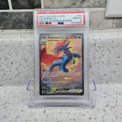 Salamence Ex 187/159 Journey Together Special Illustration Pokemon PSA 10 GEM - Image 1