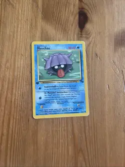 Pokemon Muschas 54/62 DE Common Fossil 1999 1. Edition - Image 1