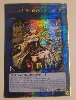 Lyna the Light Charmer, Lustrous RA04-EN081 Quarter Century Secret Rare - Image 1