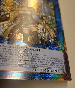 Lyna the Light Charmer, Lustrous RA04-EN081 Quarter Century Secret Rare - Image 2