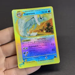 Pokemon Card Vaporeon 33/144 Skyridge Reverse Holo ENG E-Series - Image 2