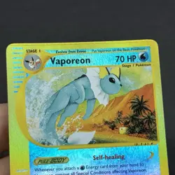 Pokemon Card Vaporeon 33/144 Skyridge Reverse Holo ENG E-Series - Image 3
