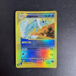 Pokemon Card Vaporeon 33/144 Skyridge Reverse Holo ENG E-Series - Image 4