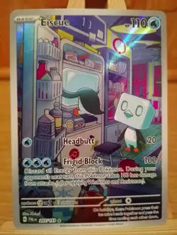 Eiscue 205/193 Pokemon Card Paldea Evolved Illustration Rare Art Holo S&V - Image 1