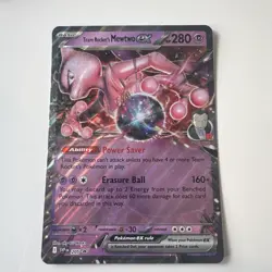 Team Rocket's Mewtwo ex - JUMBO CARD Black Star Promo SVP en 205 MINT Pokemon - Image 1