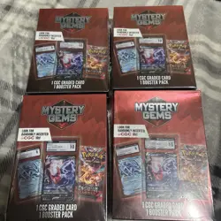 Pokemon TCG Mystery Gems-1 CGC Graded Card and 1 Booster Pack - Image 1