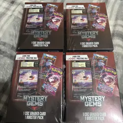 Pokemon TCG Mystery Gems-1 CGC Graded Card and 1 Booster Pack - Image 2