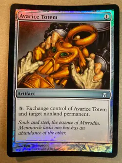 MTG 1x FOIL Avarice Totem Fifth Dawn Modern Magic the Gathering Card x1 MP - Image 1