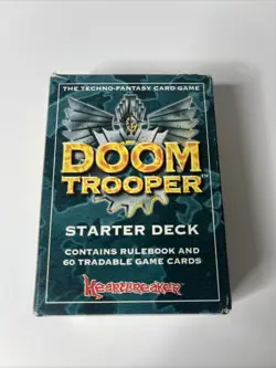 Heartbreaker Doom Trooper TCG Starter Deck 60 Cards 1994 Complete With Instr - Image 1