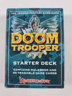 1994 Heartbreaker Doom Trooper TCG Starter Deck 60 Cards - Image 1