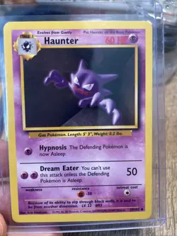 Haunter 29/102 Base Set Unlimited Uncommon Card 1999 PSA 9 - Image 1