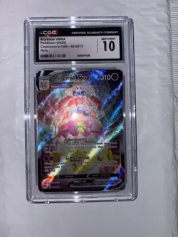 2020 Pokemon Champions Path # 023 Full Art Alcremie VMAX PSA 10 Card GEM MINT! - Image 4