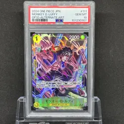 PSA 10 One Piece Japanese Card royal lineage Monkey D. Luffy OP10-111 Parallel - Image 1