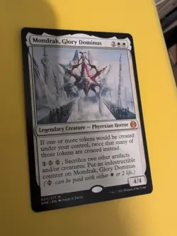 Mondrak, Glory Dominus. ONE 023 Magic the Gathering Card. Rare NM as shown. - Image 3