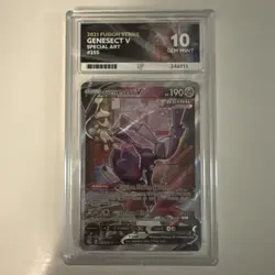 Genesect V 255/264 Ace 10 Gem Mint Pokemon Graded TCG Card Fusion Strike ENG - Image 1
