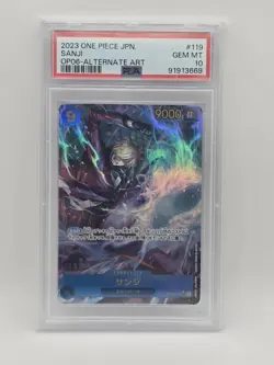Sanji Alternate Art Japanese Wings of the Captain OP06-119 PSA 10 One Piece Card - Image 1