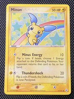 Plusle and Minun Hidden Legends 69/101 67/101 Pokemon Card Connected Art - Image 2
