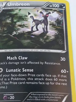 Pokemon TCG Umbreon Black Star Promo XY96 Cosmos Holo Promo Card - Image 5