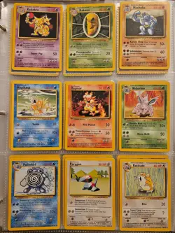 Pokemon full uncommon/common base set cards - Image 2