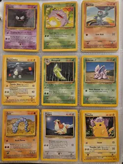 Pokemon full uncommon/common base set cards - Image 4
