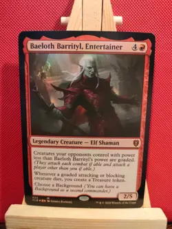 Baeloth Barrityl, Entertainer FOIL - Battle for Baldur's Gate -Mythic - NM - MTG - Image 1