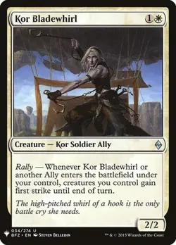 1x Kor Bladewhirl NM Eng MTG - The List - Image 1