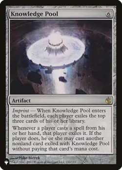 1x Knowledge Pool - Foil NM Eng MTG - The List - Image 1