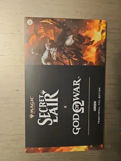 MTG God of War: Greek, Foil, New/Sealed, Secret Lair Drop (In Hand) - Image 1