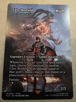 Clive Rosfield - Vial Smasher the Fierce - #59 (Showcase) Final Fantasy - Mtg - Image 1